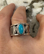 The Turquoise Chevron Smart Ring Jacket