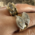 Double Marquise Smart Ring Jacket