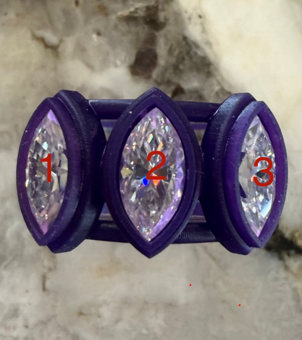 Three Stone Marquise Smart Ring Jacket