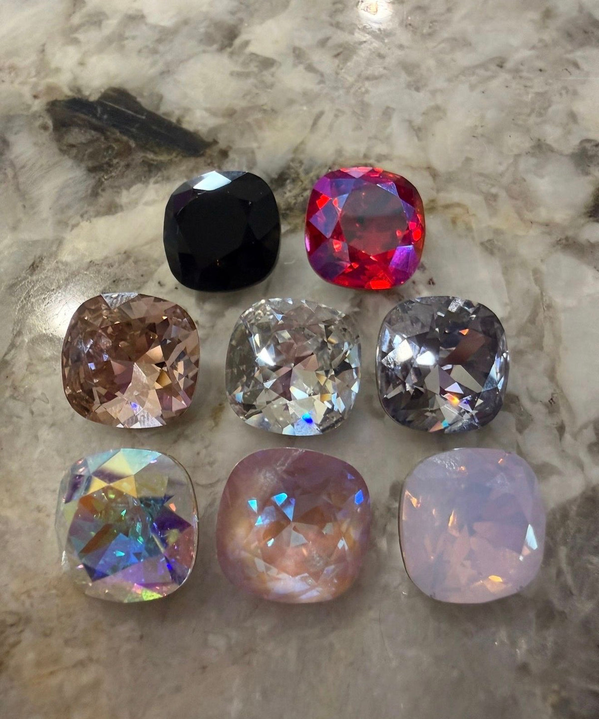 Large Cushion Swarovski Milgrain Smart Ring Jacket