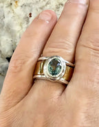 Oval Gemstone Smart Ring Jacket