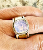 Classic Cushion Swarovski Milgrain Smart Ring Jacket