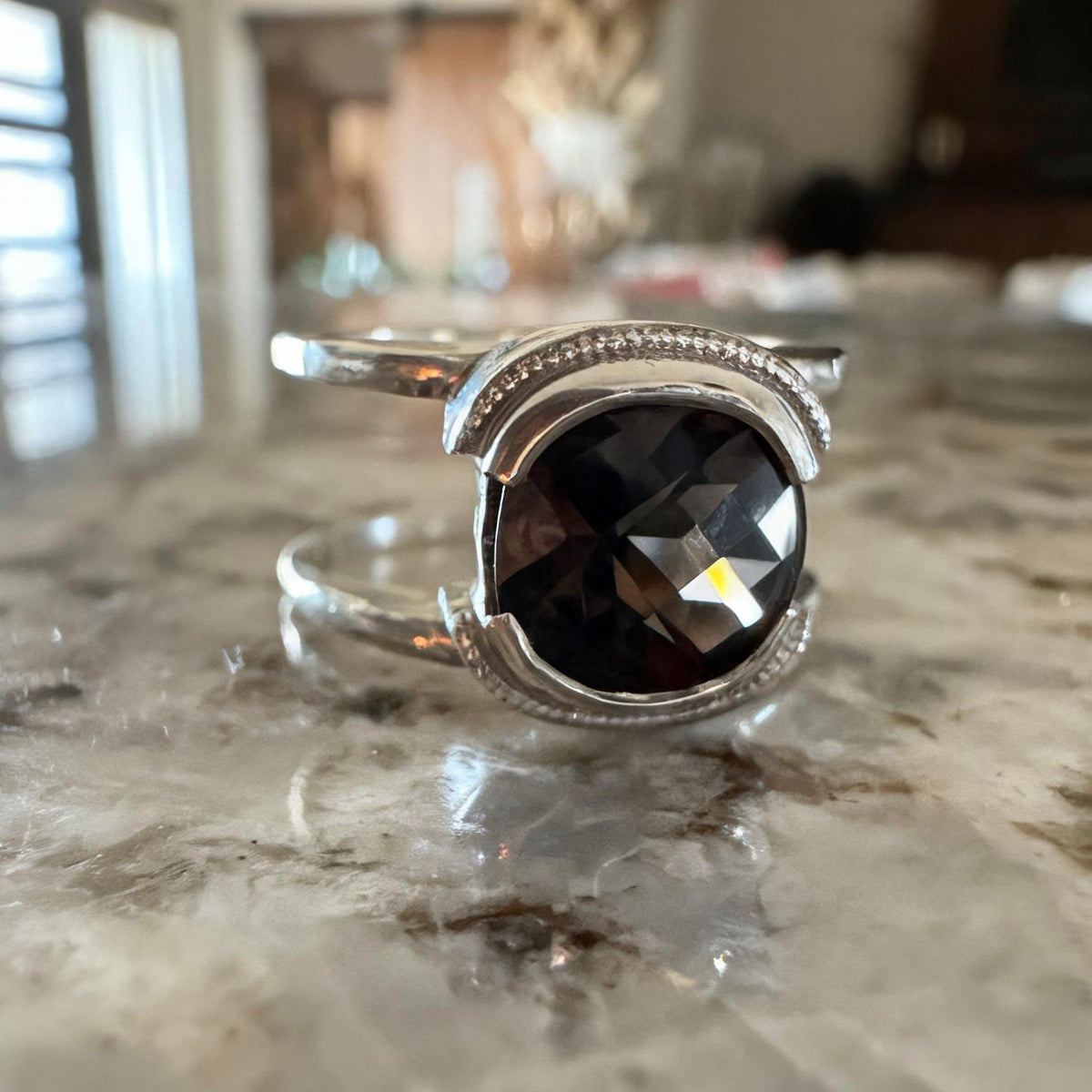 Cushion Cut Smart Ring Jacket