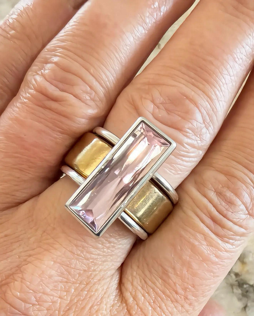 Baguette Swarovski Smart Ring Jacket