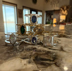 Oval Gemstone Smart Ring Jacket